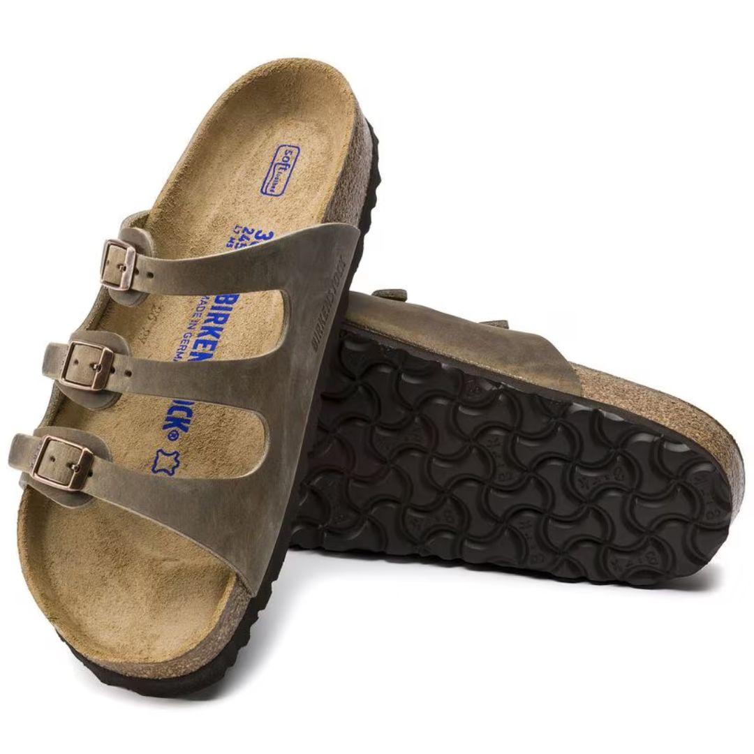 Birkenstock Women's Florida Soft Footbed Oiled Leather Sandal